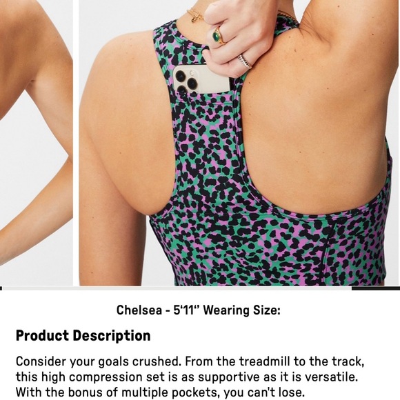 Fabletics Grass Green Safari Set **SOLD - Picture 5 of 6